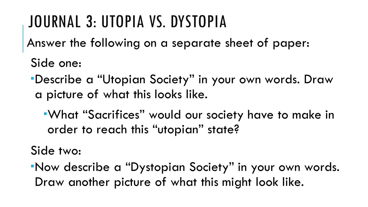 An in depth look at the literary utopian societies